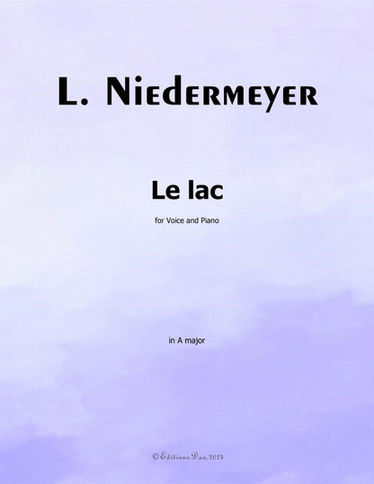 Le lac, by Niedermeyer