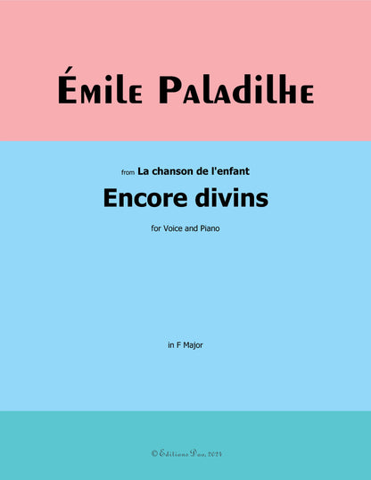 Encore divins, by Paladilhe