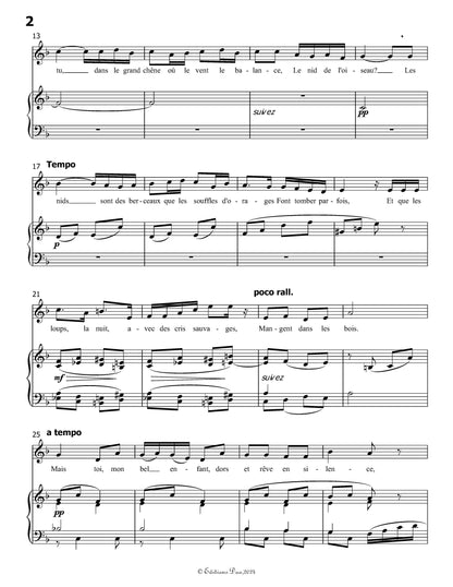 Chant de nourrice, by Paladilhe