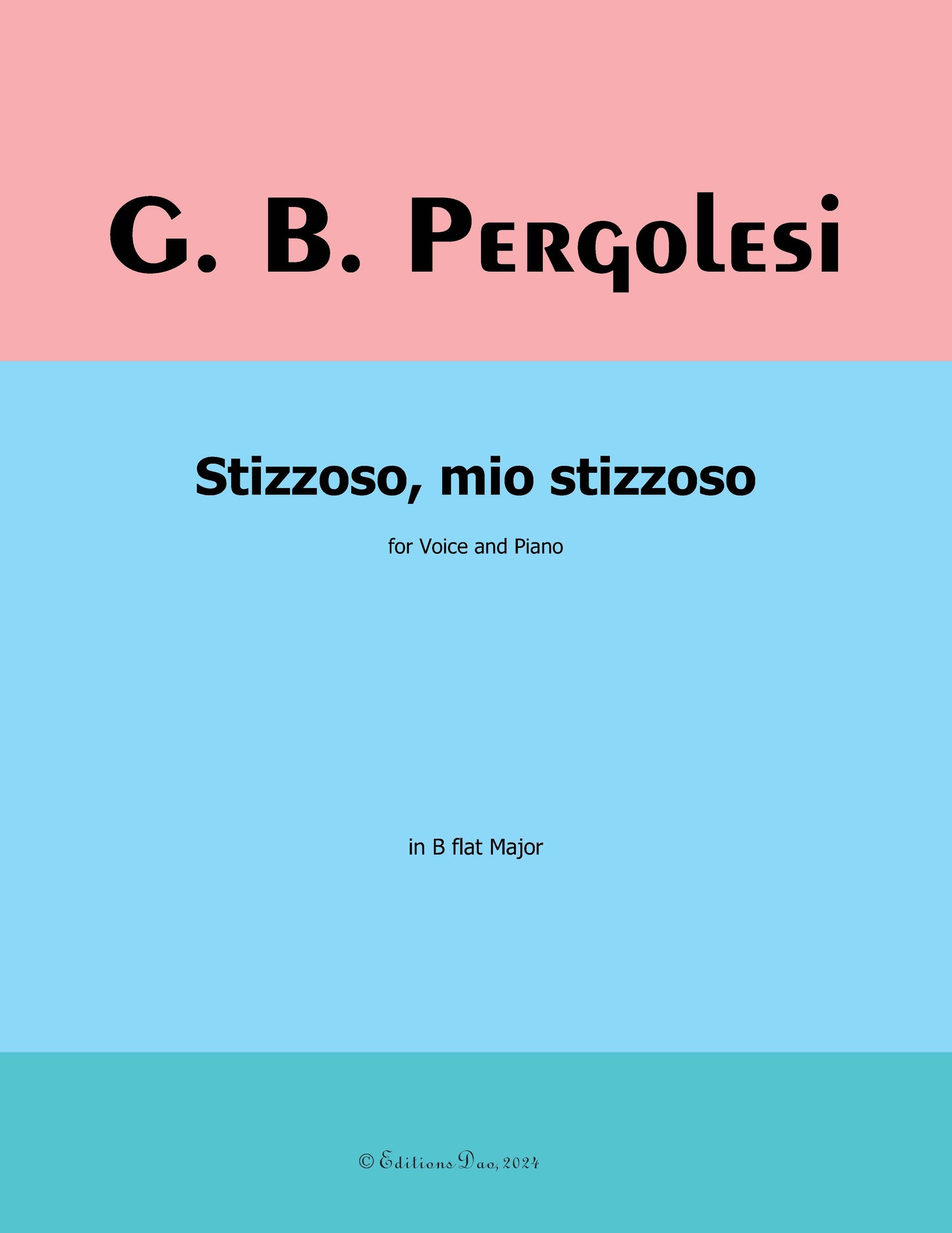 Stizzoso,mio stizzoso,by Pergolesi