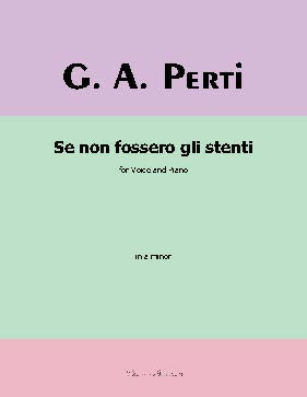 Se non fossero gli stenti, by Perti