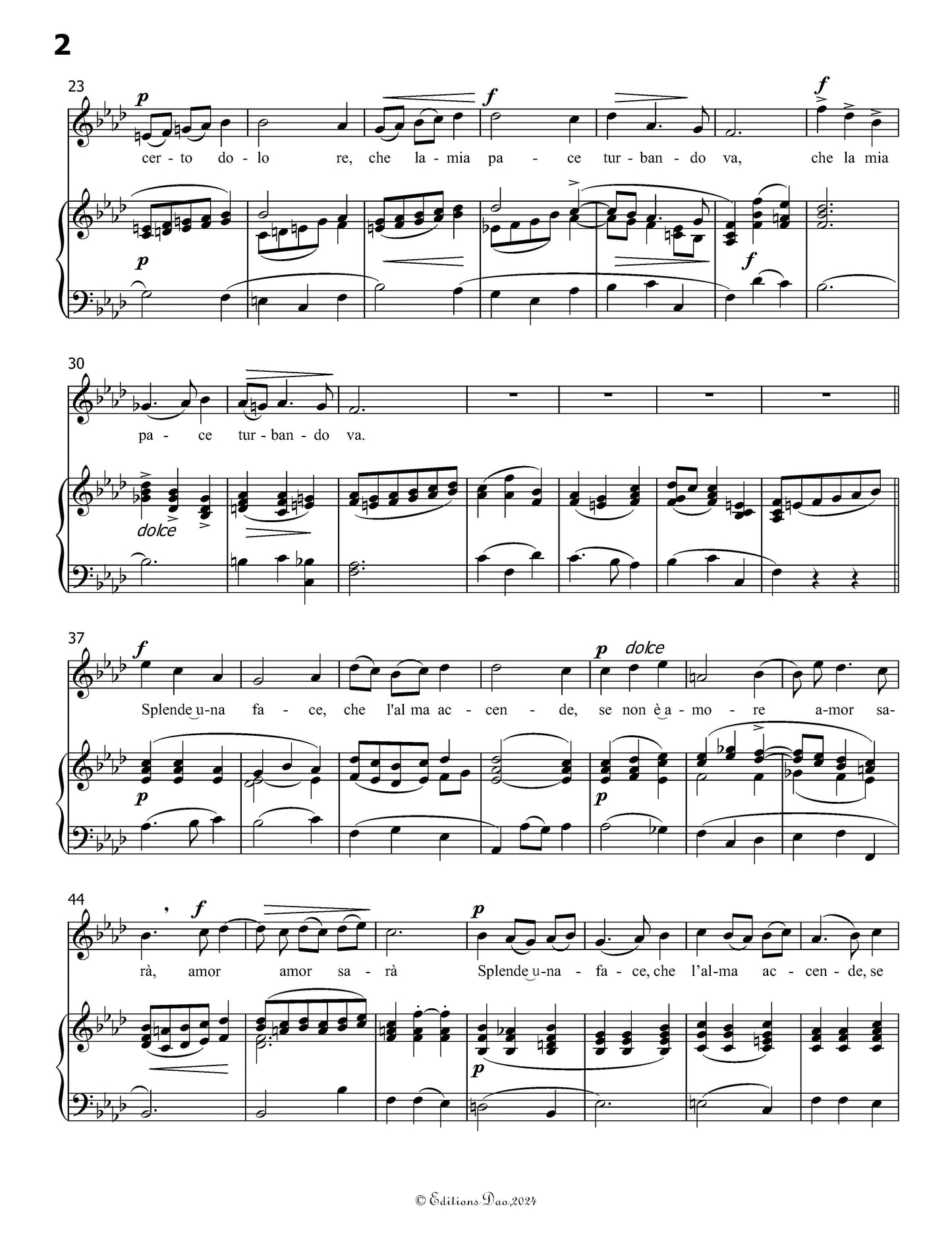 Sento nel core,by A. Scarlatti