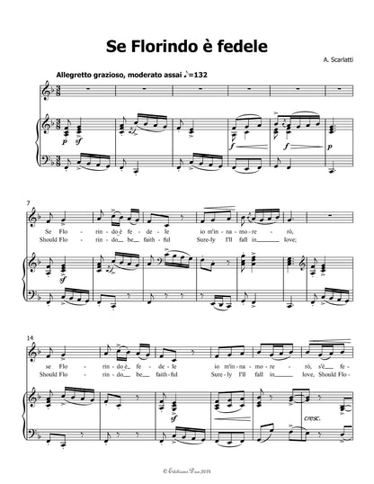 Se Florindo è fedele,by A. Scarlatti