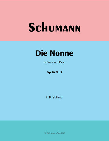 Die Nonne, by R. Schumann