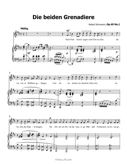 Die beiden Grenadiere, by R. Schumann