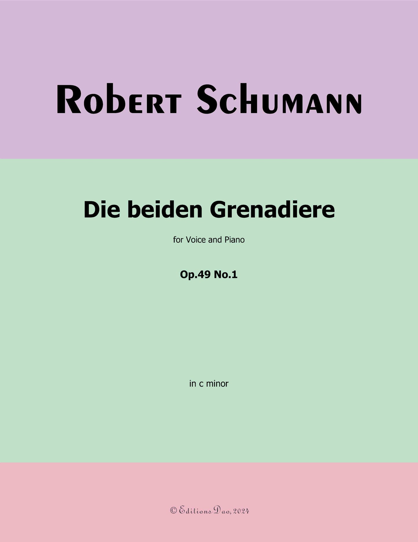 Die beiden Grenadiere, by R. Schumann