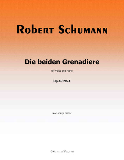 Die beiden Grenadiere, by R. Schumann