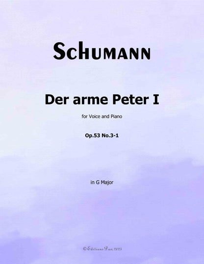 Der arme Peter 1, by R. Schumann