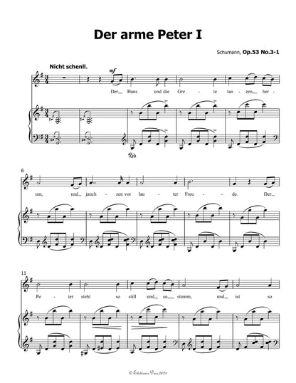 Der arme Peter 1, by R. Schumann