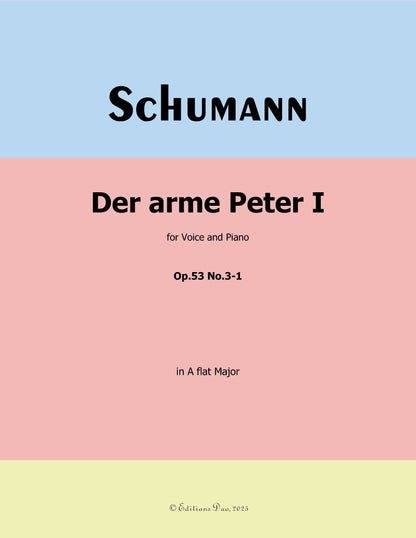 Der arme Peter 1, by R. Schumann
