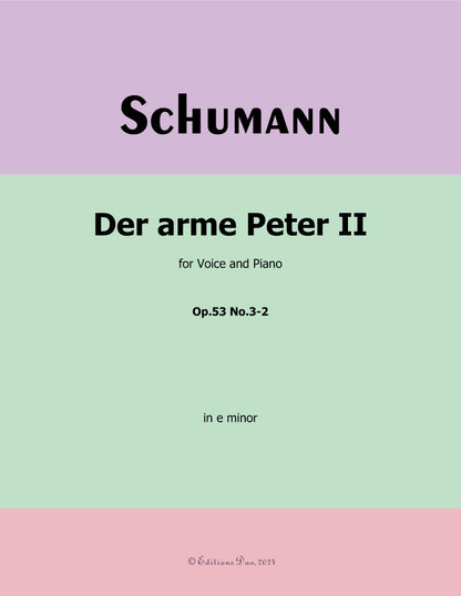Der arme Peter 2, by R. Schumann