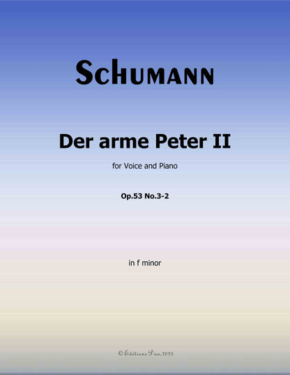 Der arme Peter 2, by R. Schumann