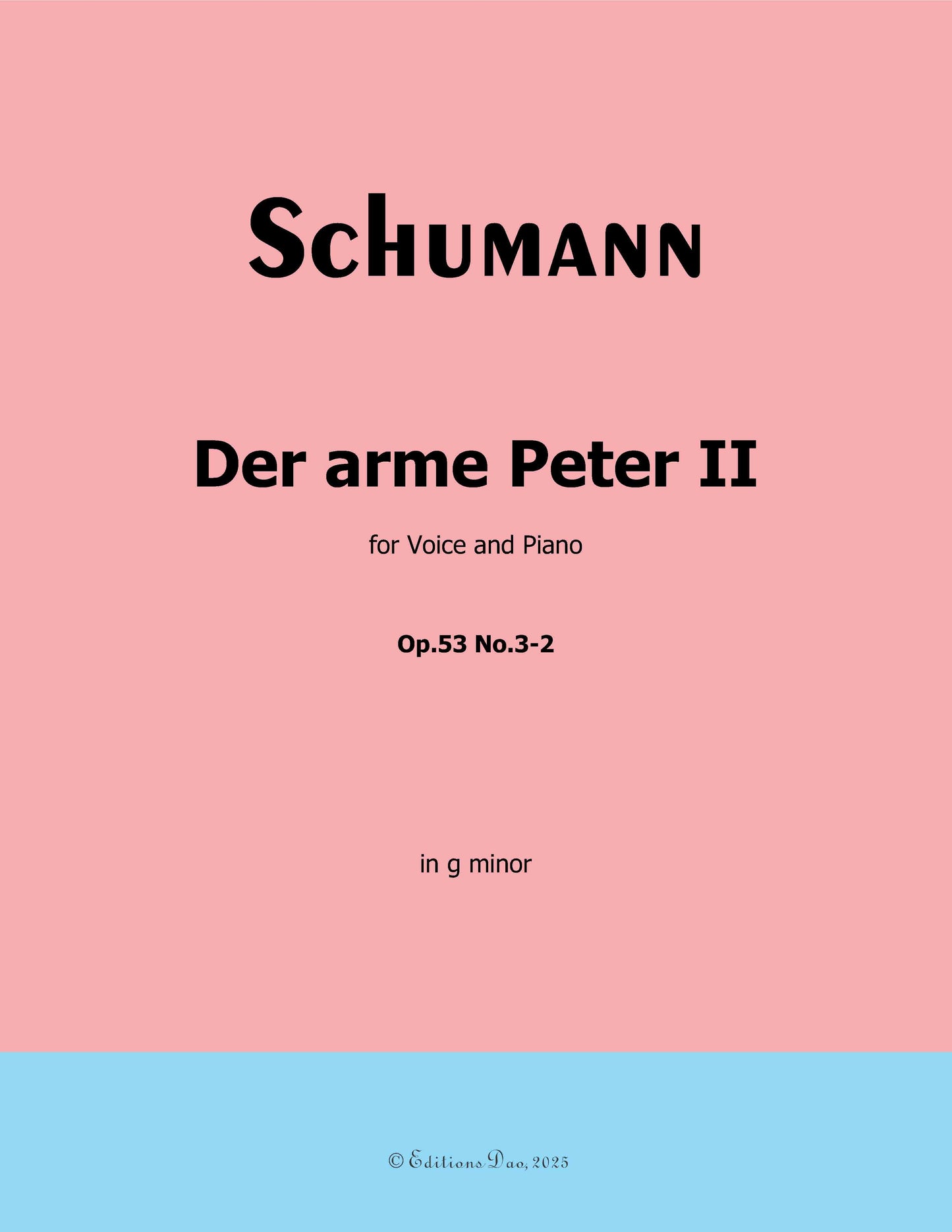 Der arme Peter 2, by R. Schumann