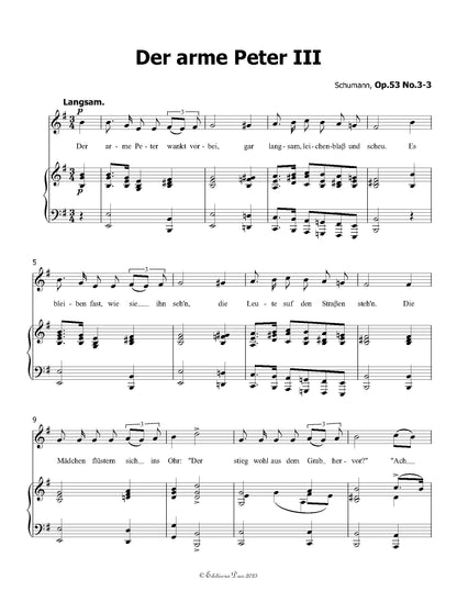 Der arme Peter 3, by R. Schumann