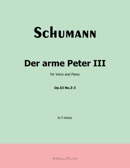 Der arme Peter 3, by R. Schumann