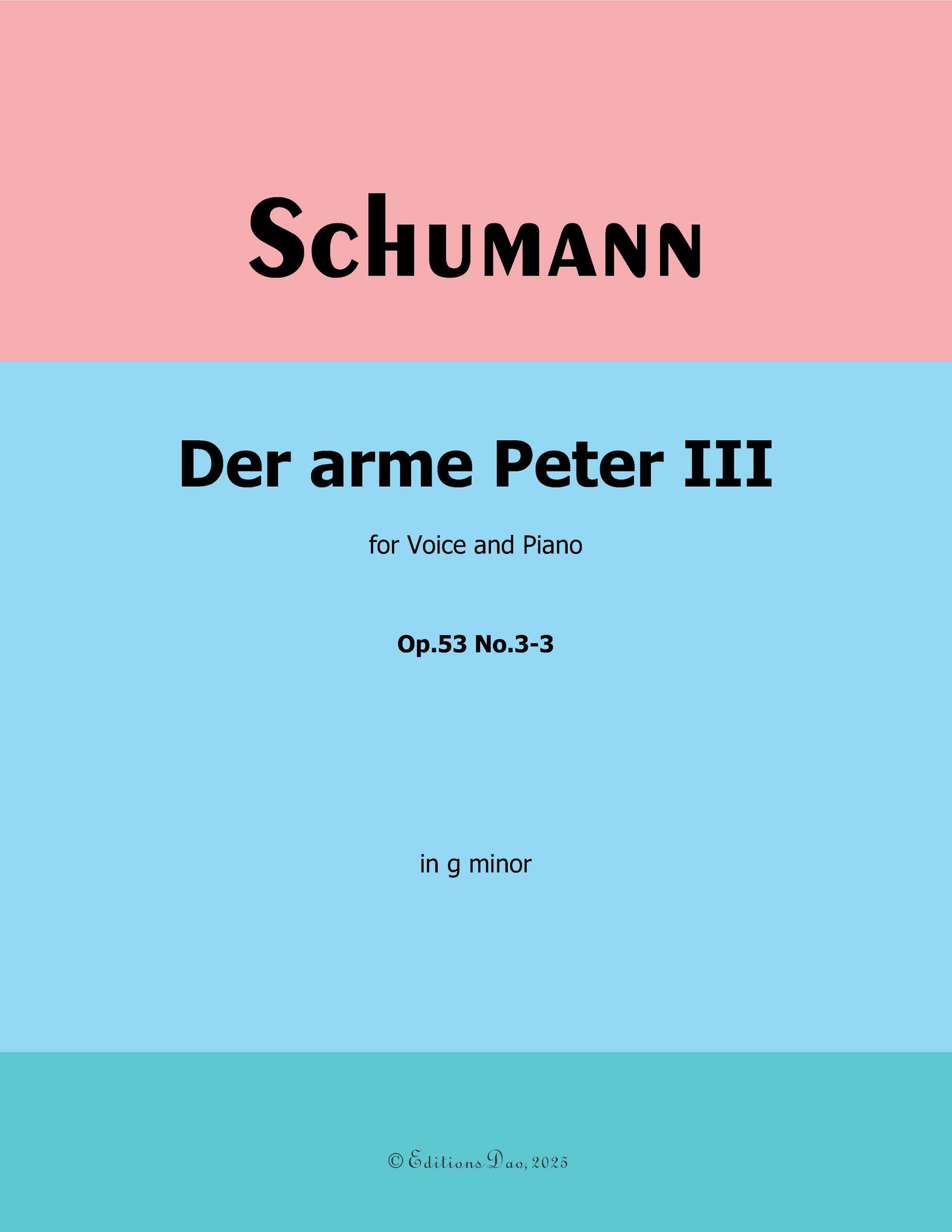 Der arme Peter 3, by R. Schumann