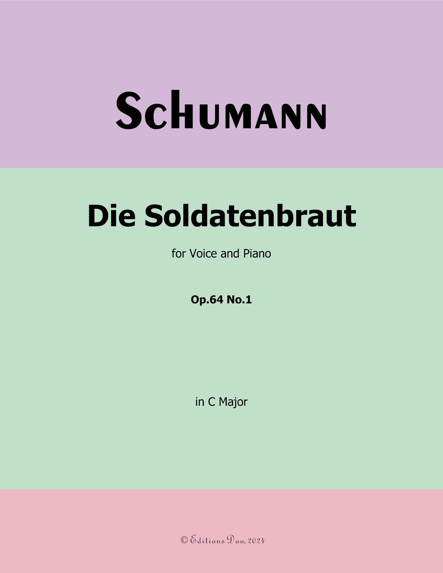 Die Soldntenbraut, by R. Schumann