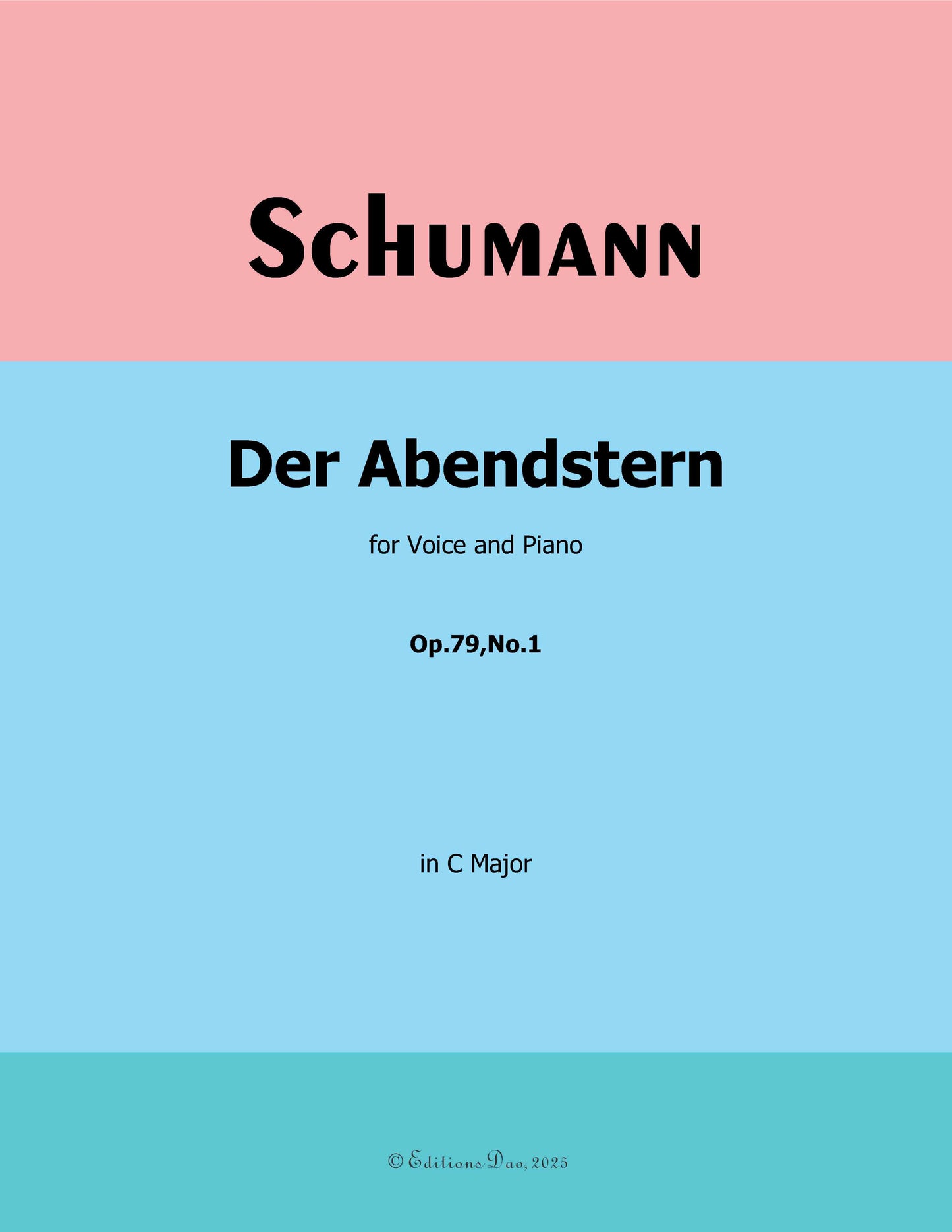 Der Abendstern, by R. Schumann