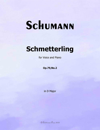 Schmetterling, by R. Schumann