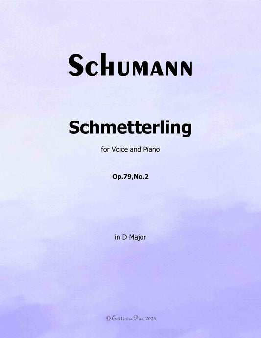 Schmetterling, by R. Schumann