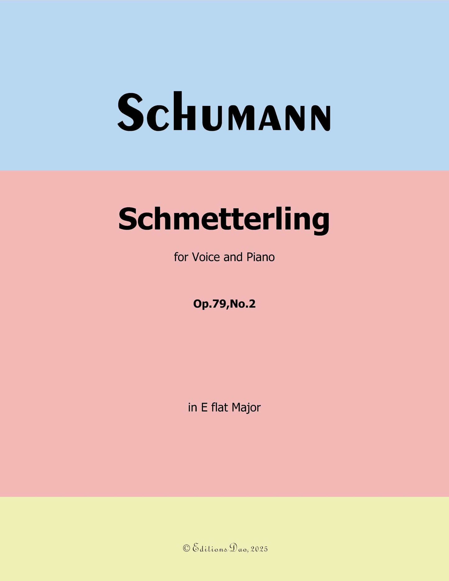 Schmetterling, by R. Schumann