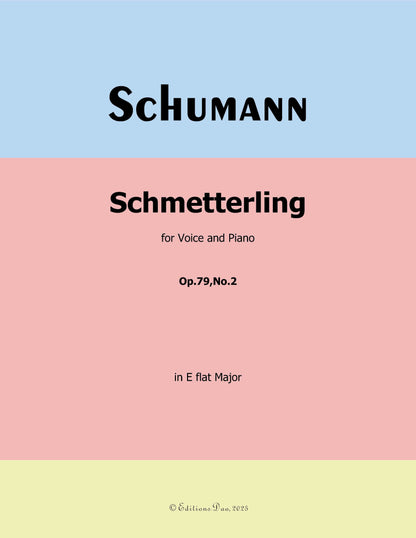 Schmetterling, by R. Schumann