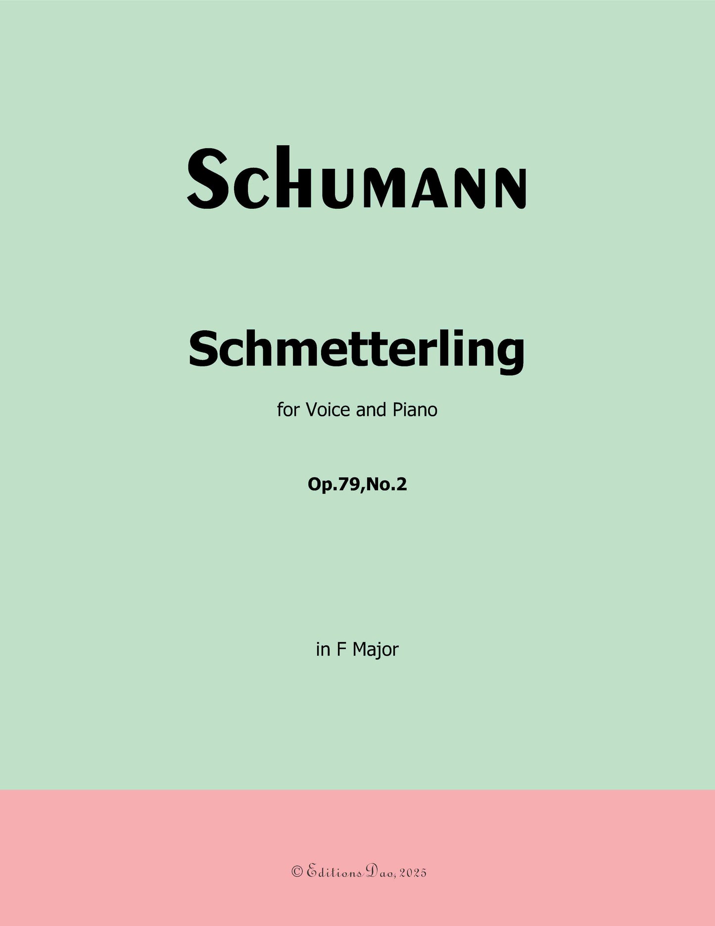 Schmetterling, by R. Schumann
