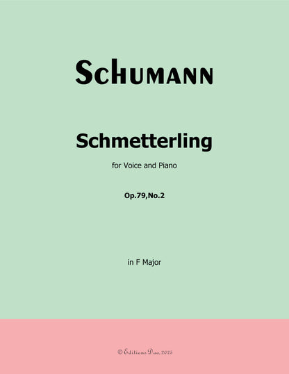 Schmetterling, by R. Schumann