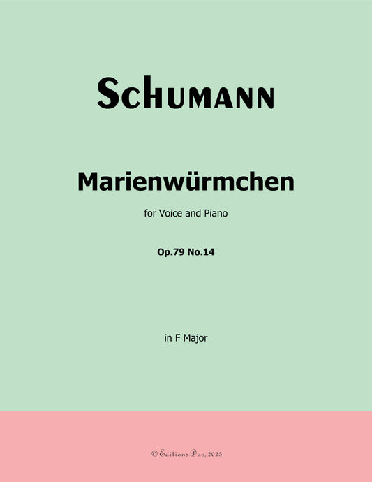 Marienwurmchen, by R. Schumann