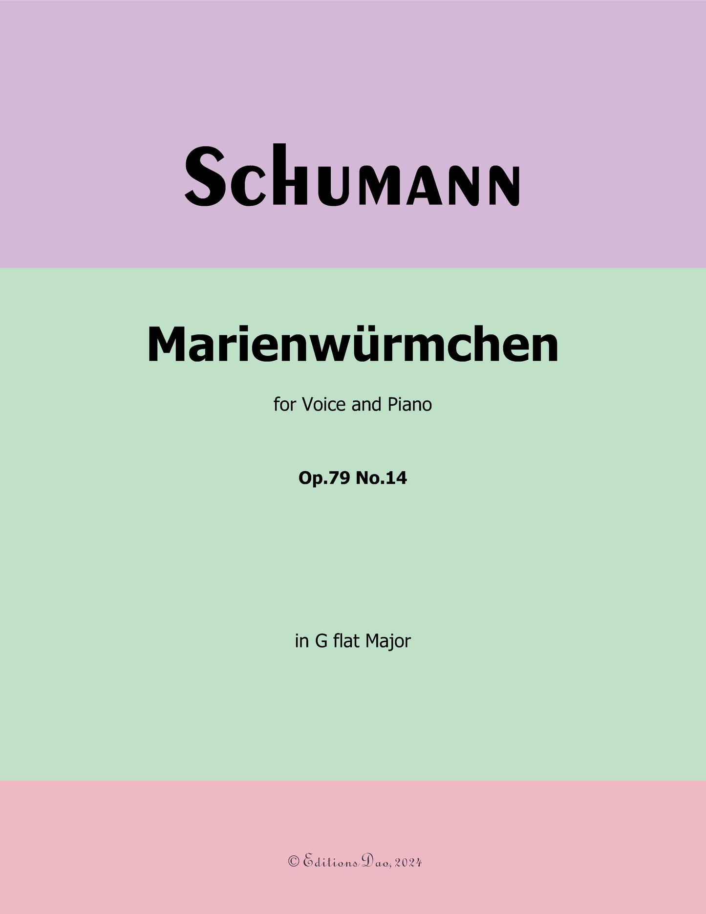 Marienwurmchen, by R. Schumann