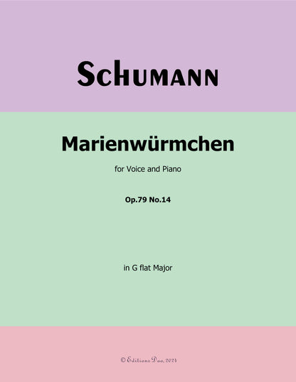 Marienwurmchen, by R. Schumann