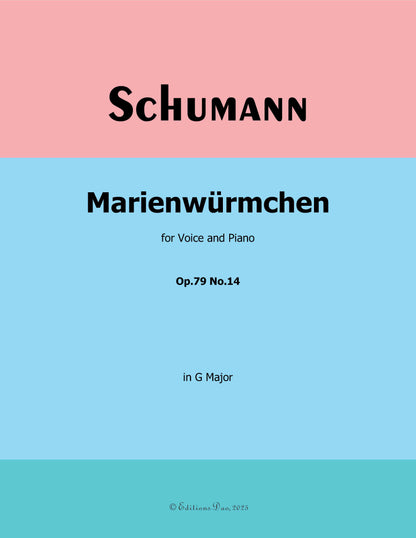 Marienwurmchen, by R. Schumann