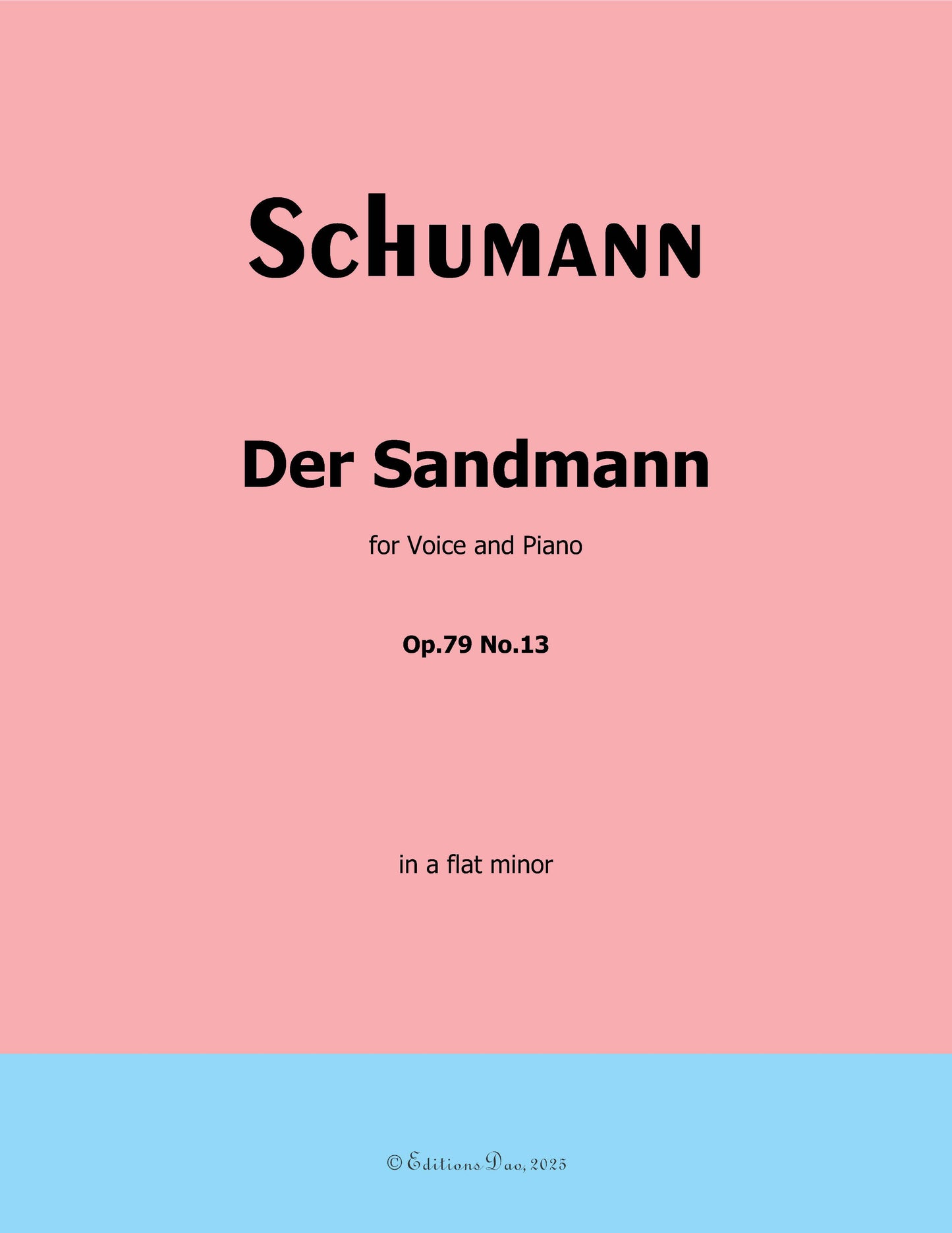 Der Sandman, by R. Schumann