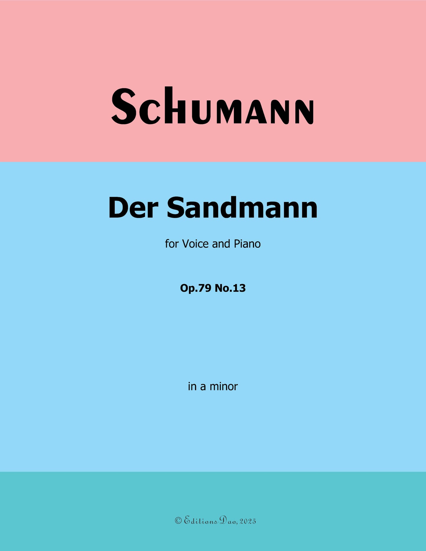 Der Sandman, by R. Schumann