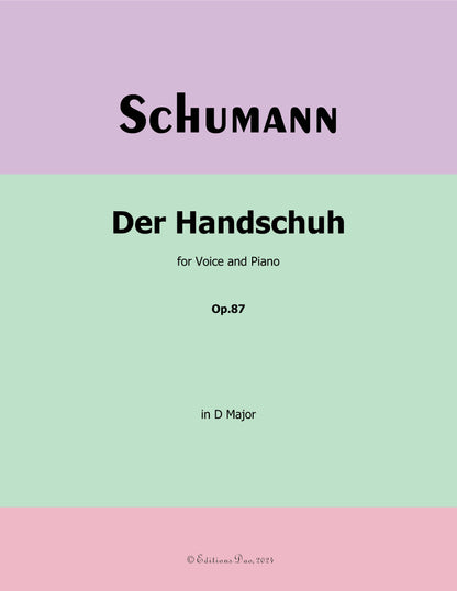 Der Handschuh, by R. Schumann