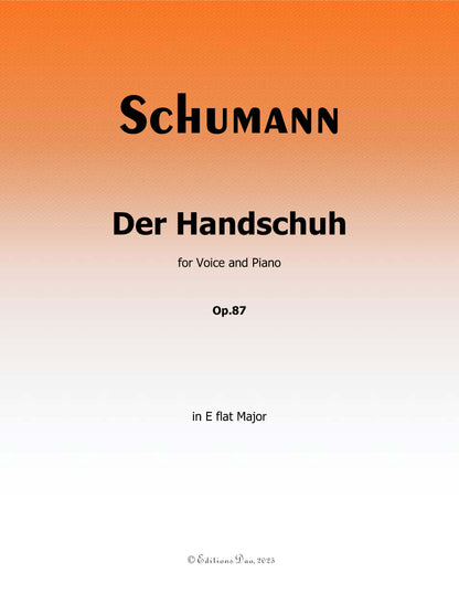 Der Handschuh, by R. Schumann