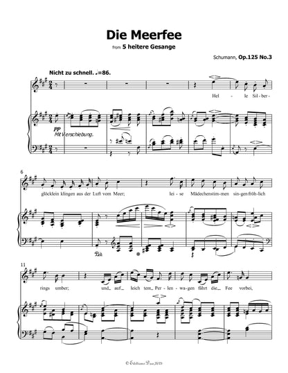 Die Meerfee, by R. Schumann