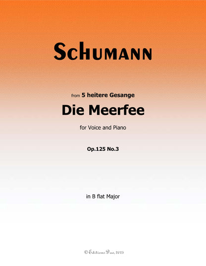 Die Meerfee, by R. Schumann