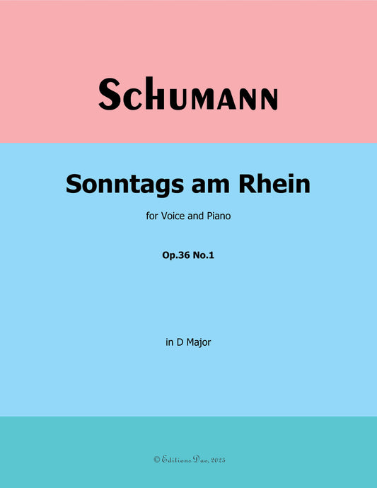 Sonntags am Rhein, by R. Schumann