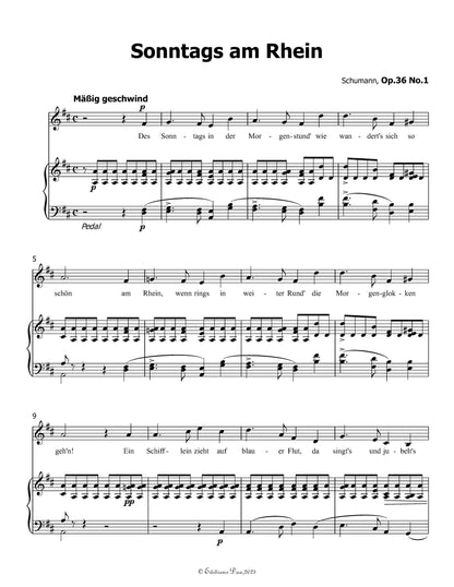 Sonntags am Rhein, by R. Schumann
