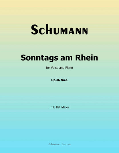 Sonntags am Rhein, by R. Schumann