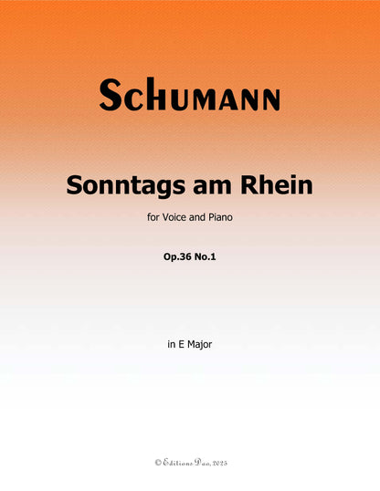 Sonntags am Rhein, by R. Schumann