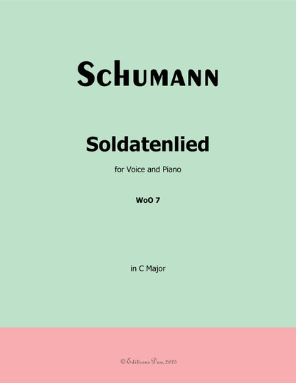 Soldatenlied, by R. Schumann