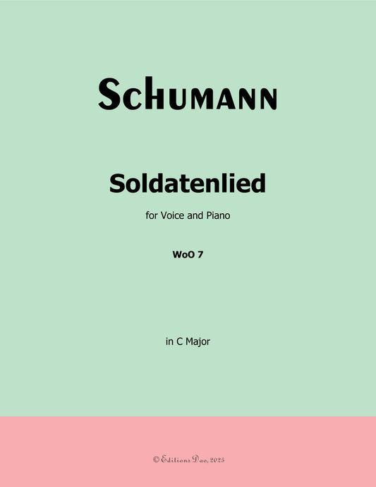 Soldatenlied, by R. Schumann