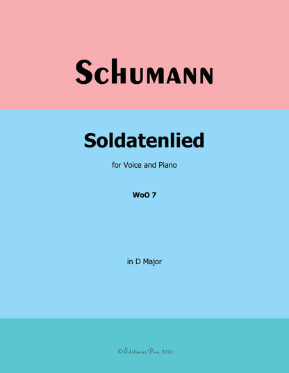 Soldatenlied, by R. Schumann