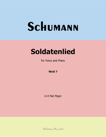 Soldatenlied, by R. Schumann