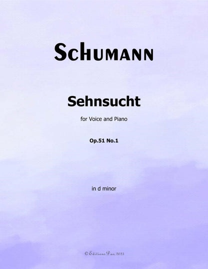 Sehnsucht, by R. Schumann