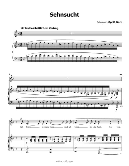 Sehnsucht, by R. Schumann