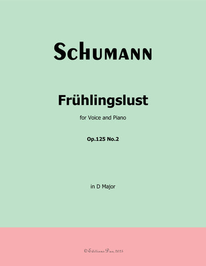 Fruhlingslust, by R. Schumann