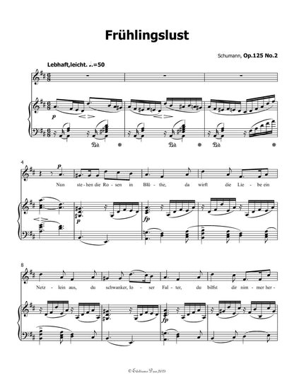 Fruhlingslust, by R. Schumann